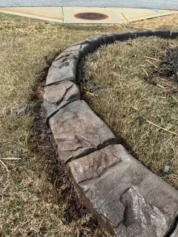 Curbing repair and restoration work