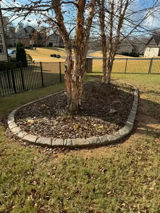 Professional curbing installation project