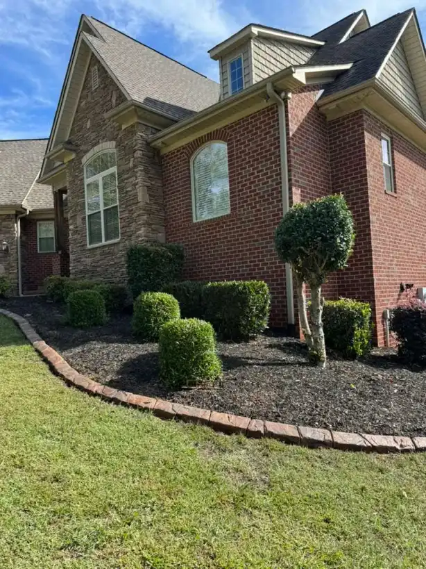 Commercial decorative curbing around parking lot islands in Syracuse NY